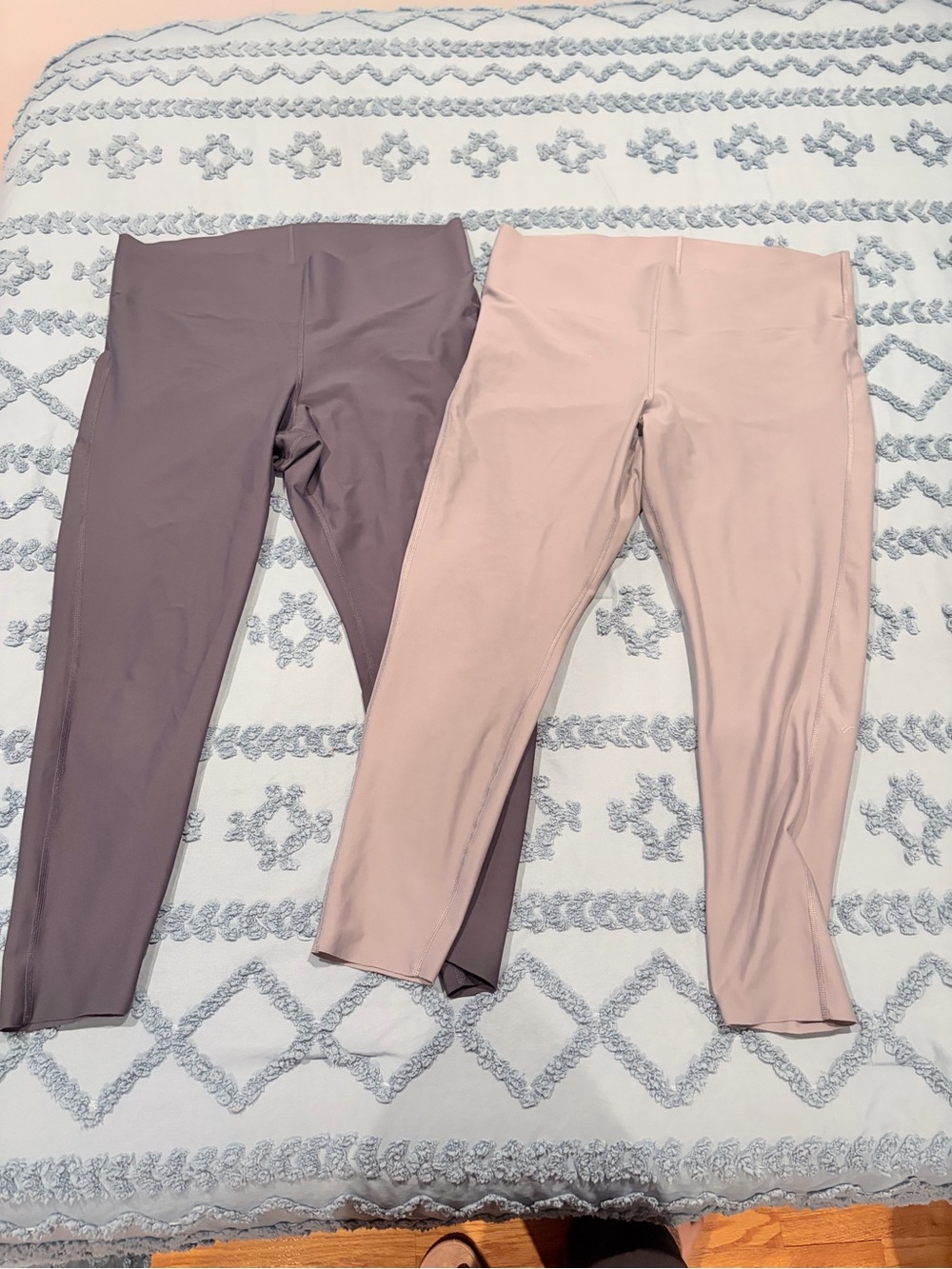 Old Navy PowerSoft Sculpt High Rise Leggings XL Gray Navy Lot of 2